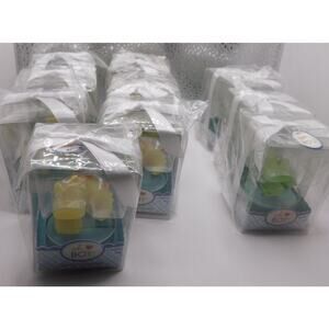"Oh BOY" Green & Yellow Alligator Candle Kate Aspen New in Box Set of 10